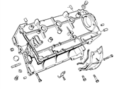 BMW 11111316993 Gasket Set Engine Block Asbesto Free