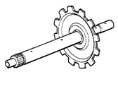 BMW 24241216332 Intermediate Shaft