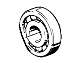 BMW 23121224558 Ball Bearing