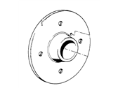 BMW 31211116681 Wheel Hub