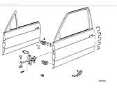 BMW 41511922737 Repair Kit, Hinge