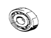 BMW 23121202732 Grooved Ball Bearing