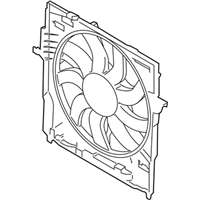 BMW 17427647652 Fan Housing With Fan