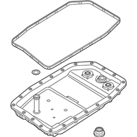 BMW 24152333907 Set, Oil Sump, Oil Filter, Auto. Transm.