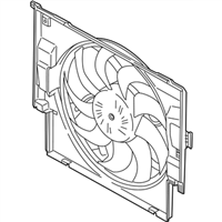 BMW 17428625440 Fan Housing With Fan