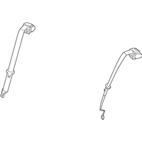 BMW 72117259390 Upper Strap, Rear Outer