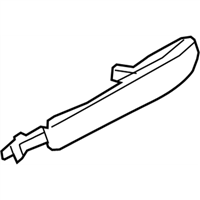BMW 51217417811 Door Handle, Painted, Outer Left