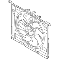 BMW 17428619625 Fan Housing With Fan