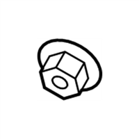 BMW 07119904024 Hex Nut