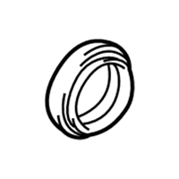 BMW 33107505604 Shaft Seal With Lock Ring