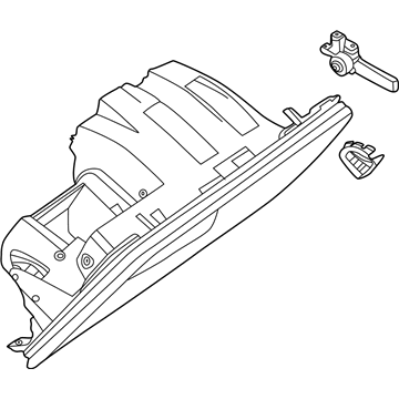 BMW 51167941044 Glove Box