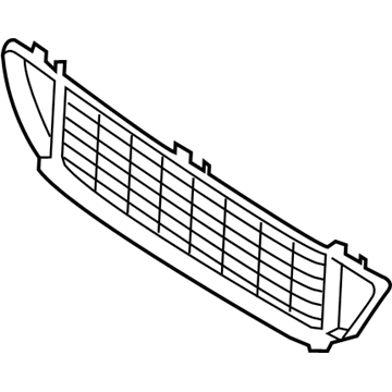 BMW 51118055434 Grille, Bumper, Middle Front