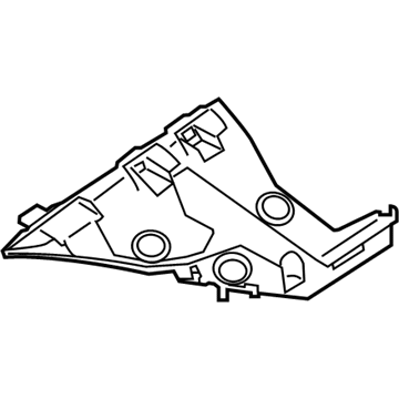 BMW 51657337632 Reinforcement Side Panel, Front Right