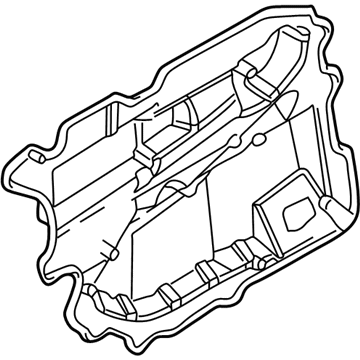 BMW 51427181070 Carrier, Door Rear Right