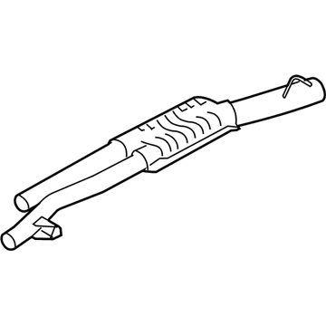 BMW 535i xDrive Exhaust Resonator - 18307565690