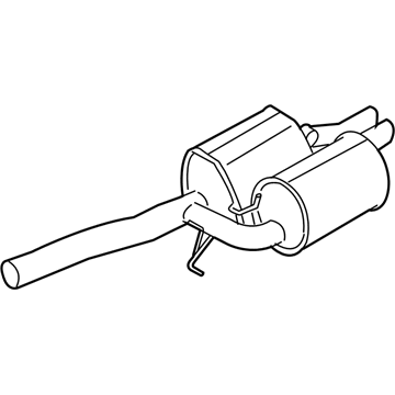 2008 BMW 535i Exhaust Pipe - 18307565687