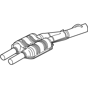 2006 BMW 550i Muffler - 18307544263