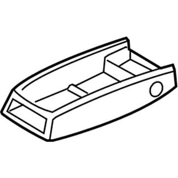 BMW 52207228663 Armrest, Lower Section, Rear Middle