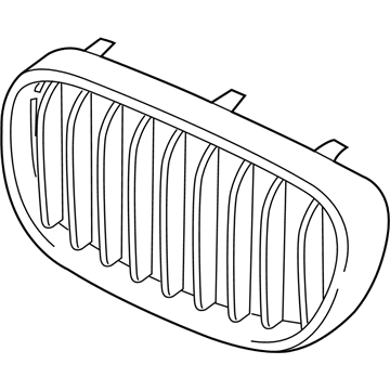 BMW 51137357015 Grille, Front, Left