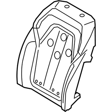 BMW 52107354605 Foam Section, Comfort Backrest, Left