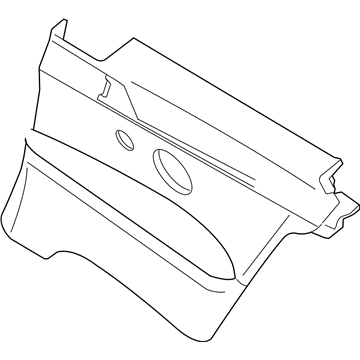 BMW 51437218820 Lateral Trim Panel Rear Right