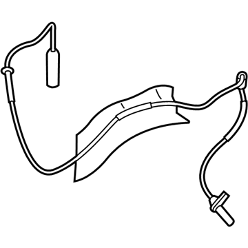 BMW 34526855017 Front Abs Wheel Speed Sensor