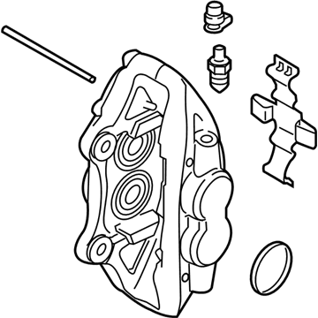 2016 BMW i8 Brake Caliper - 34116868231