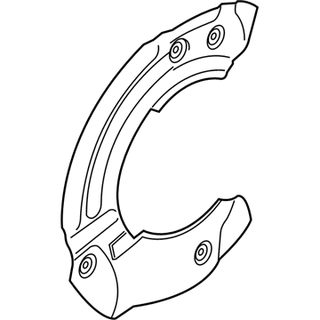 BMW i8 Brake Backing Plate - 34116858625