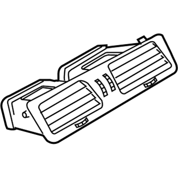 BMW 64227007229 Fresh Air Grille Center