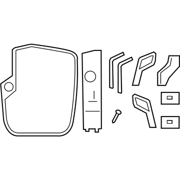 BMW 61319475058 REPAIR KIT, TRIM, CENTRAL CO