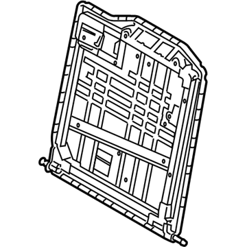 BMW 52207444647 FRAME, BACKREST LEFT