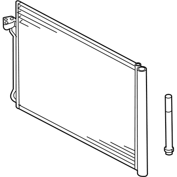 BMW 64509239944 Condenser Air Conditioning With Drier