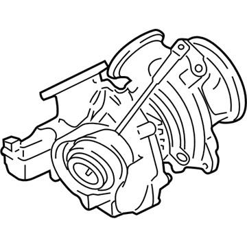 2011 BMW 760Li Turbocharger - 11657646094