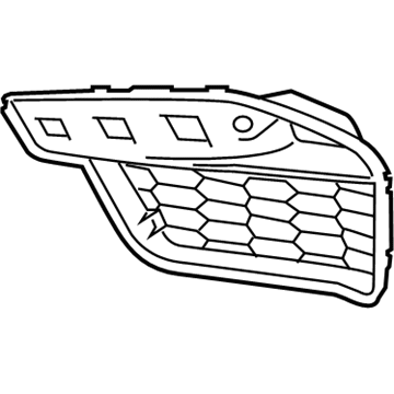 BMW 51118056262 Grille, Side, Open, Right