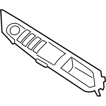 BMW 51417262075 Trim, Switch, Power Window, Front.Passenger