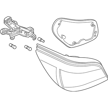 BMW 545i Back Up Light - 63217165739
