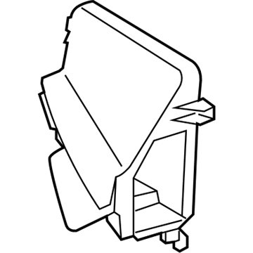 BMW 51748057306 Air Duct Displaced Radiator Right