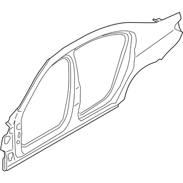 BMW 41007437442 Body-Side Frame Right