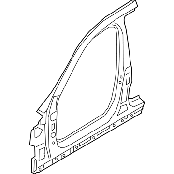 BMW 41007437598 Column A Exterior, Right