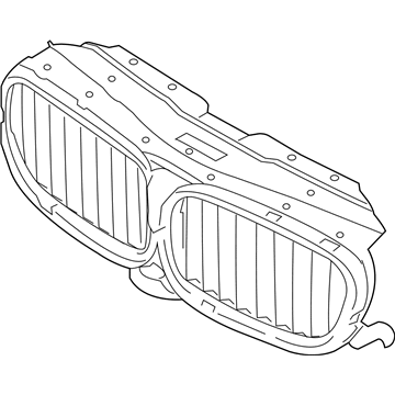 BMW 51137497210 Air Flaps, Top