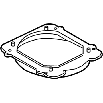 BMW 65132622501 ADAPTER PLATE