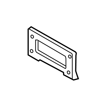 BMW 51117422238 BASEPLATE FOR LICENSE PLATE