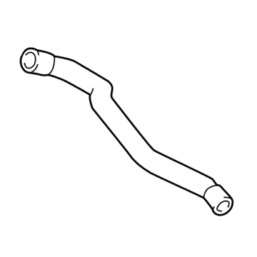 BMW 540i Radiator Hose - 11531741404