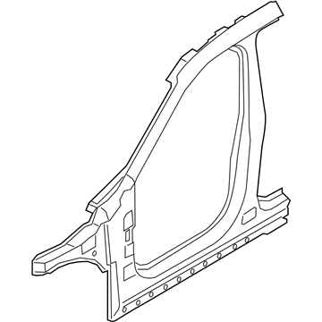 BMW 41007436158 Column A Exterior, Right