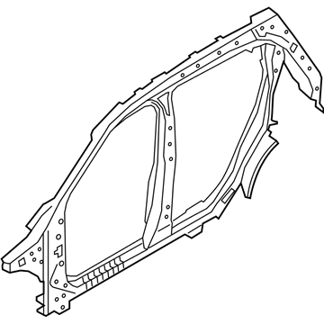 BMW 41007467307 SIDE FRAME, CENTER LEFT