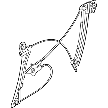 2016 BMW M4 Window Regulator - 51337352747