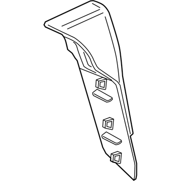 BMW 63217344898 Tail Light Finisher, Trunk Lid, Right