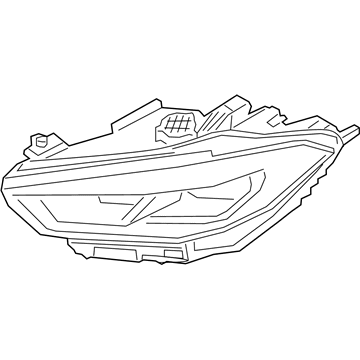 BMW 63118739609 Headlight, Laser Light, Left