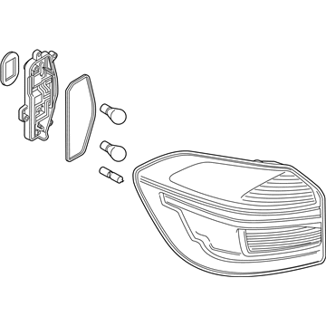 BMW 63217408736 Rear Light In The Side Panel, Right