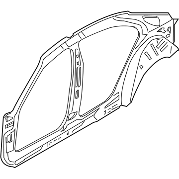 BMW 41217044857 Left Interior Side Frame